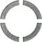Ekena Millwork 49 1/4-in. OD x 37 1/4-in. ID x 6-in. W x 1 1/4-in. P Tomango Ceiling Ring Kit CRK49TO - alternate 8
